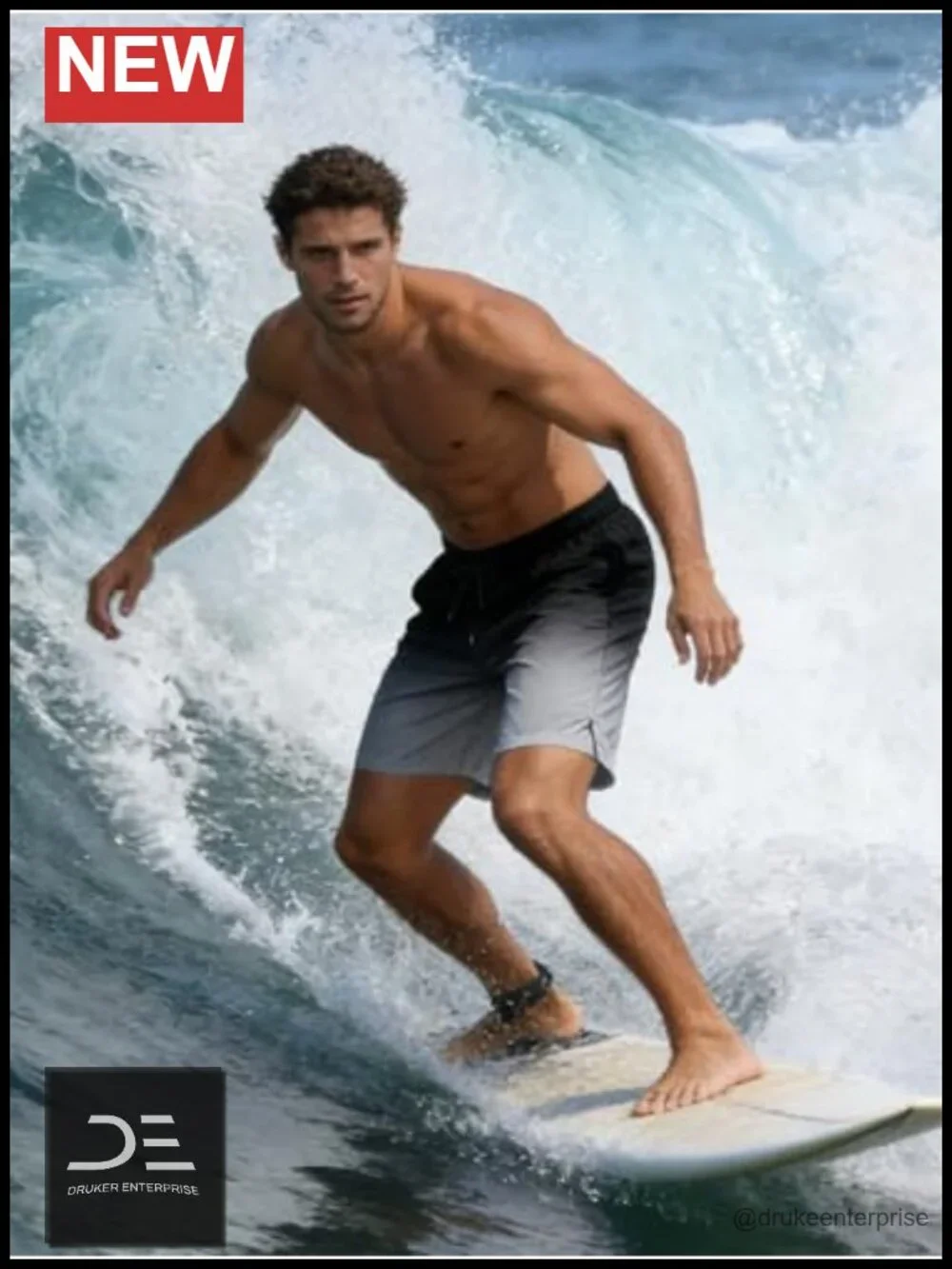Men's Swim Trunks with Compression Liner 7